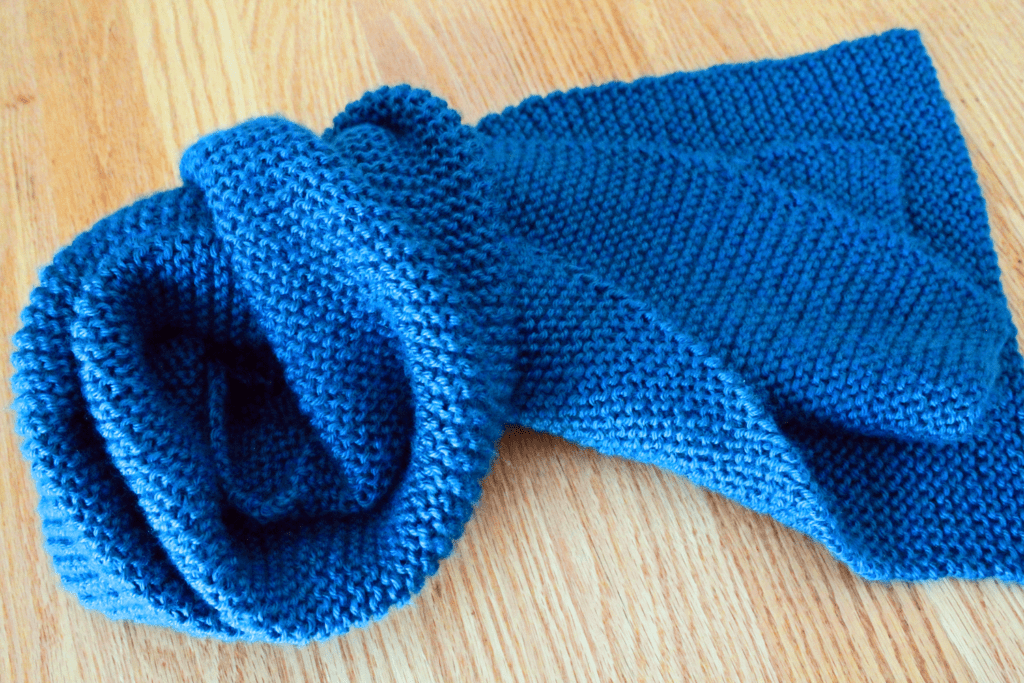 Beginner Knit Scarf Easy Free Knitting Pattern PurlsAndPixels