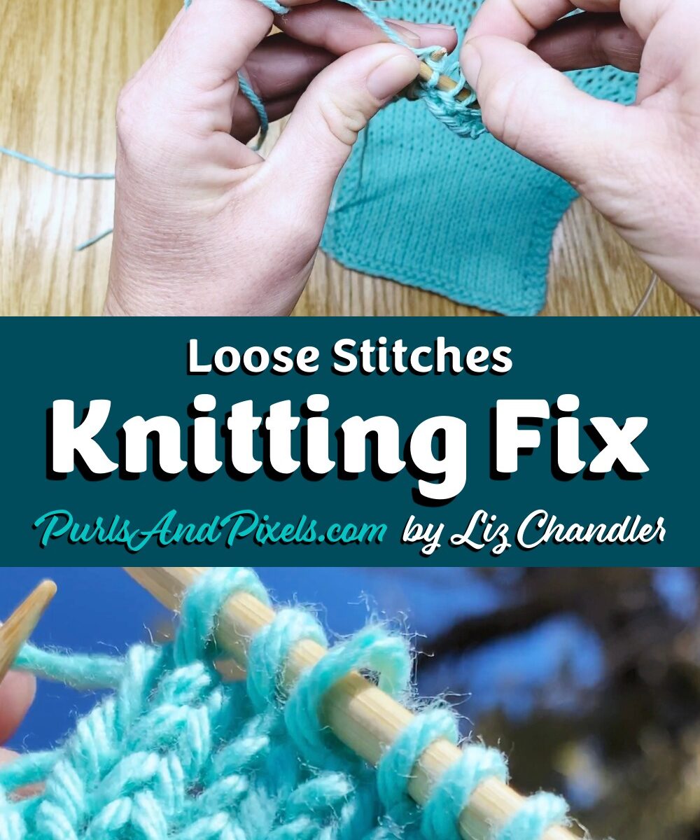 Having trouble with loose stitches in your knitting? Don't worry, it's a common and easy-to-fix mistake. Learn about knitting tension and fixing loose stitches with Liz Chandler @PurlsAndPixels.