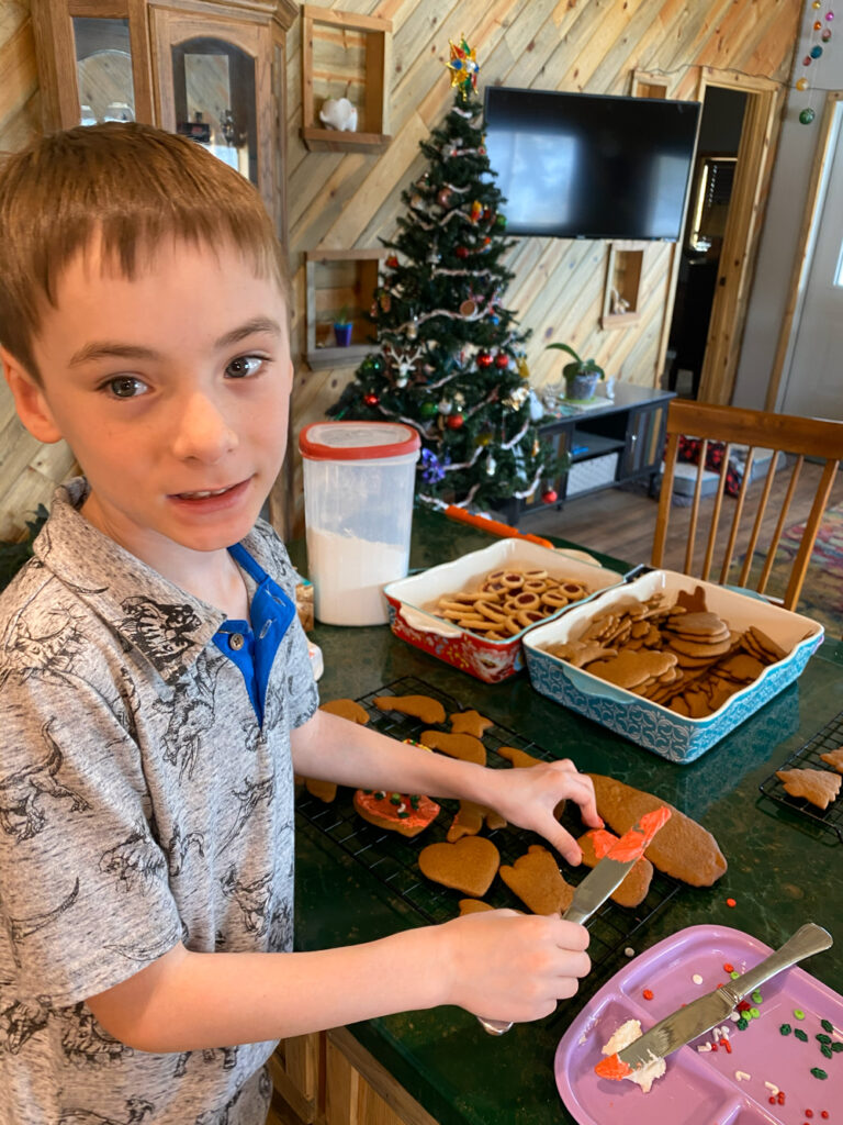 Of course your kids can help make the cookies for Christmas. And they can help ship them too!