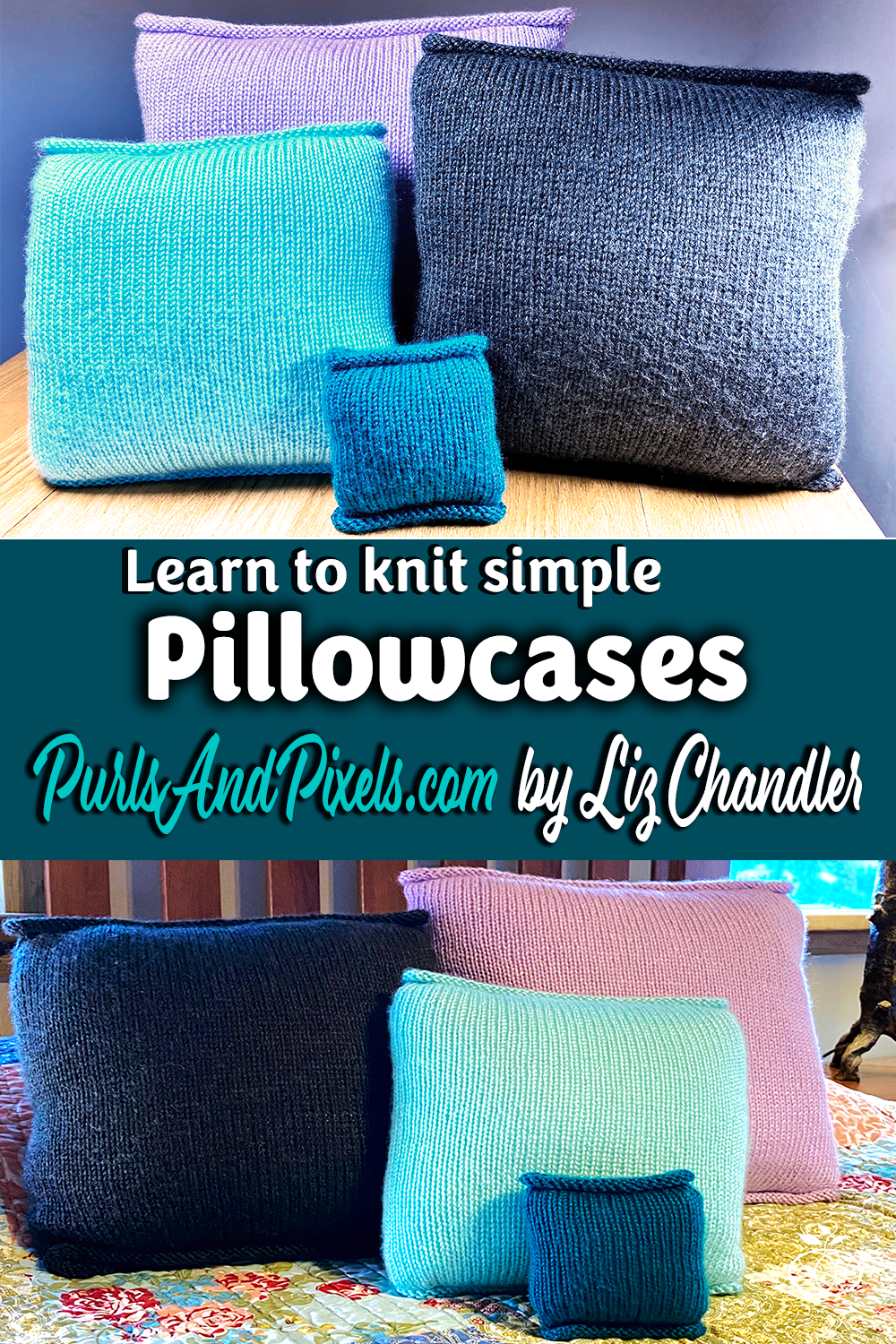 Basic Pillow Cover Free Knitting Pattern