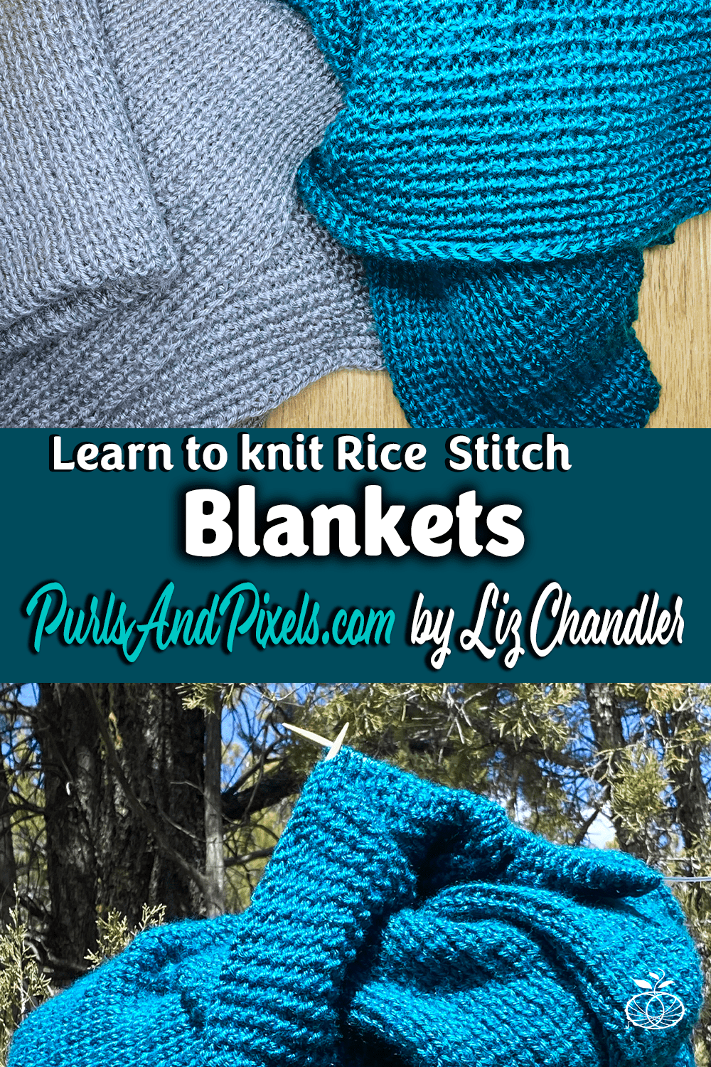 Rice Stitch Baby Blanket Free Knitting Pattern