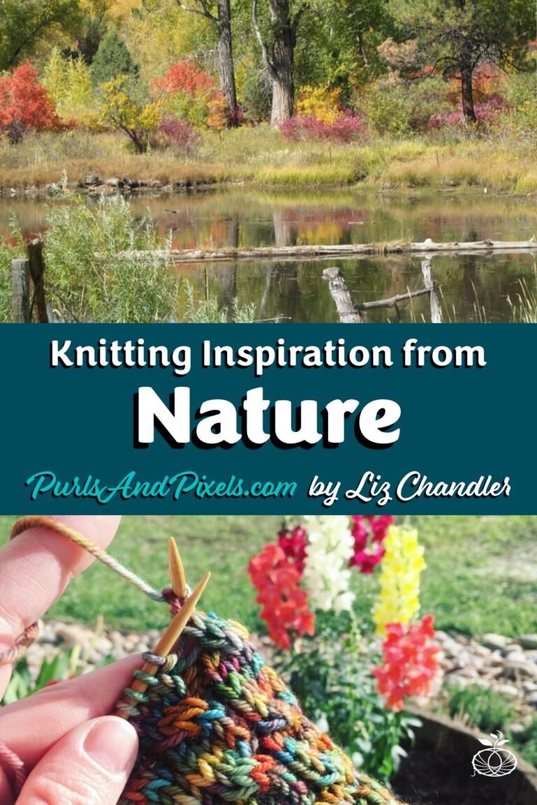 Knitting inspiration from nature: how the wild world inspires my color choices. Read more from Liz Chandler @PurlsAndPixels.