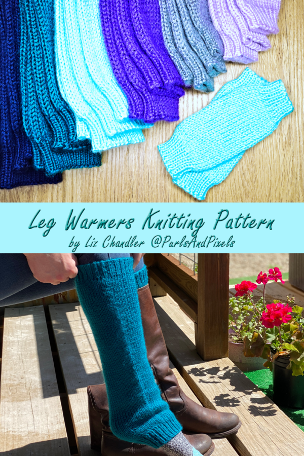 Simple Leg Warmer Knitting Pattern PurlsAndPixels