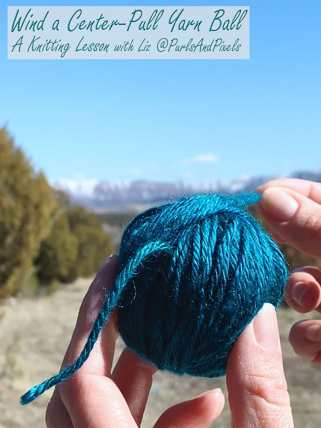 How to Wind a Center-Pull Yarn Ball