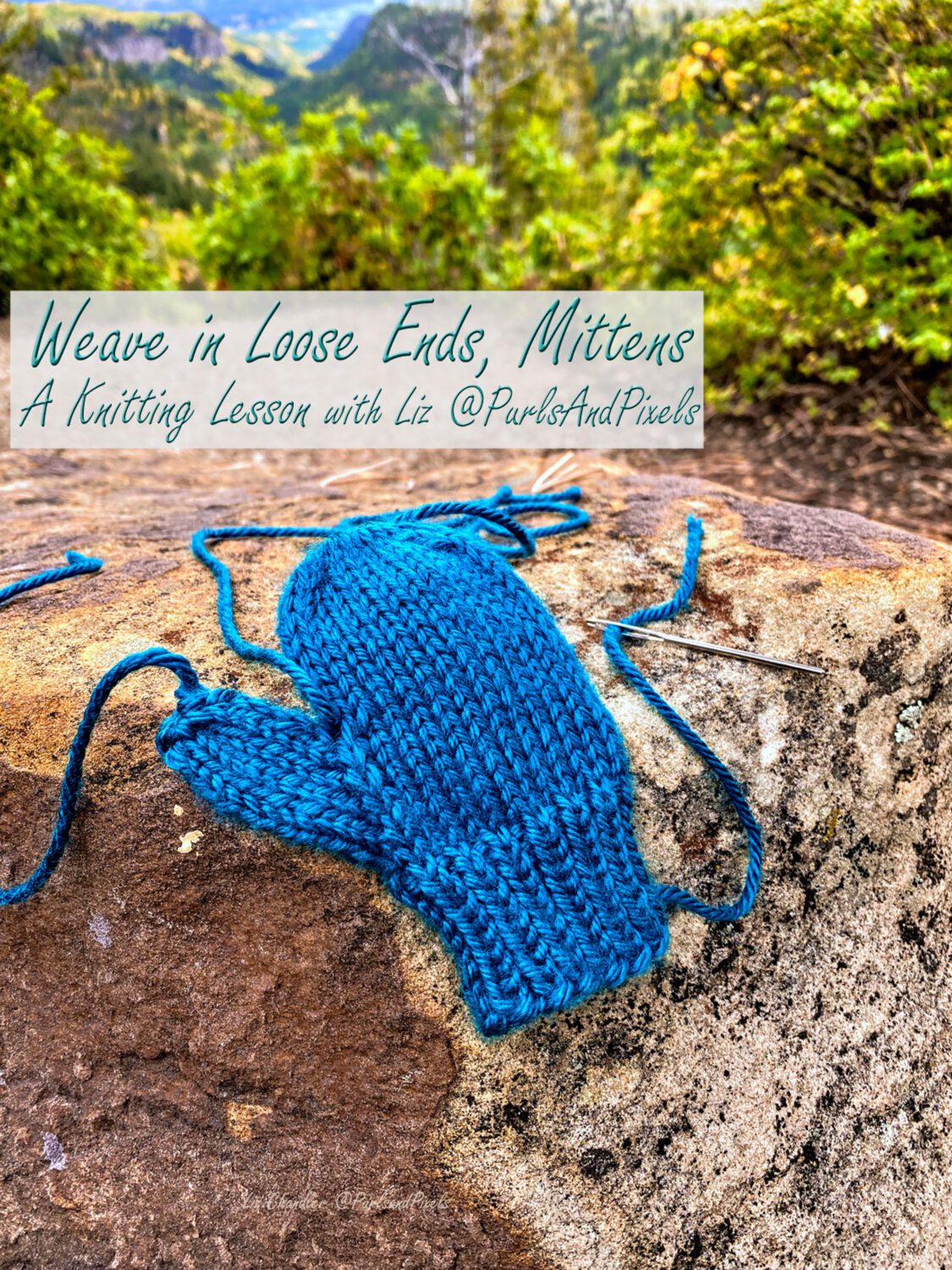 Weave in Loose Ends on Mittens
