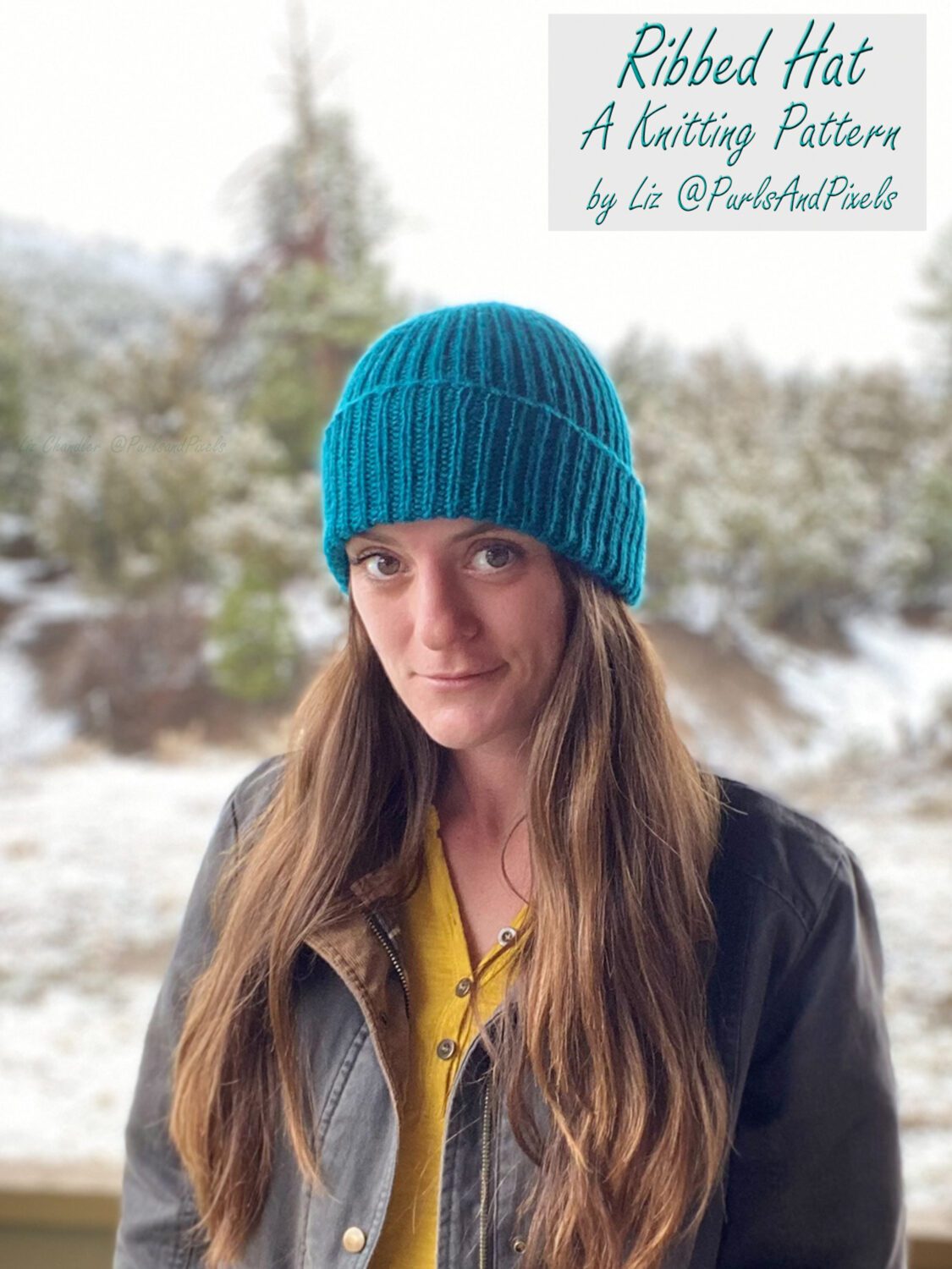 One-Size-Fits-Most Ribbed Hat Free Knitting Pattern