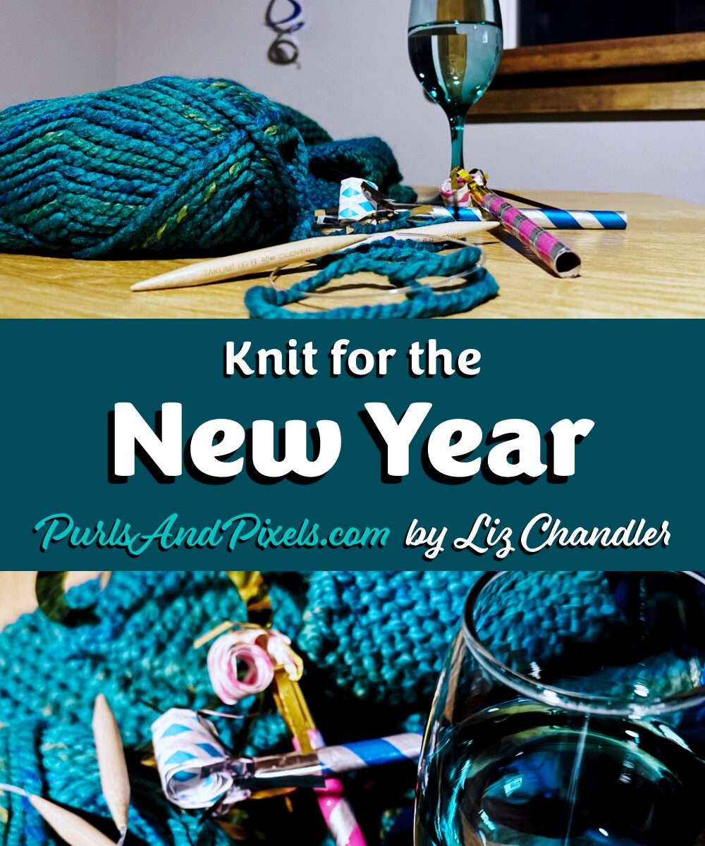 The perfect new year's resolution: learn to knit. Find free knitting lessons at PurlsAndPixels.com or learn with Liz Chandler's Knitting Guide, a complete beginners textbook.