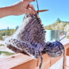 Knitting a fast and easy chunky knit hat is perfect for your very first project. Both kids and adults will love making these simple seamless knit hats with super bulky yarn. Get the free knitting pattern from Liz Chandler @PurlsAndPixels.