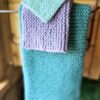 Knit your own DIY garter stitch washcloth in three sizes with this free knitting pattern from Liz Chandler at PurlsAndPixels.