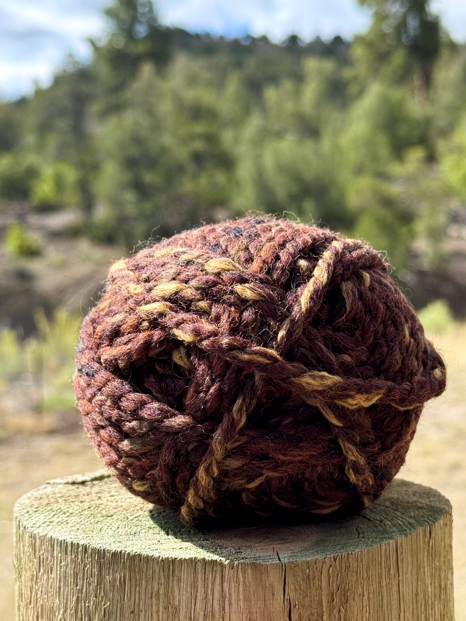 Fall 2025 color trend? Mocha mousse, woodland forest camo, sequoia, whatever the fancy shade name, just pick brown yarn this autumn knitting season. Read more from Liz Chandler @PurlsAndPixels.