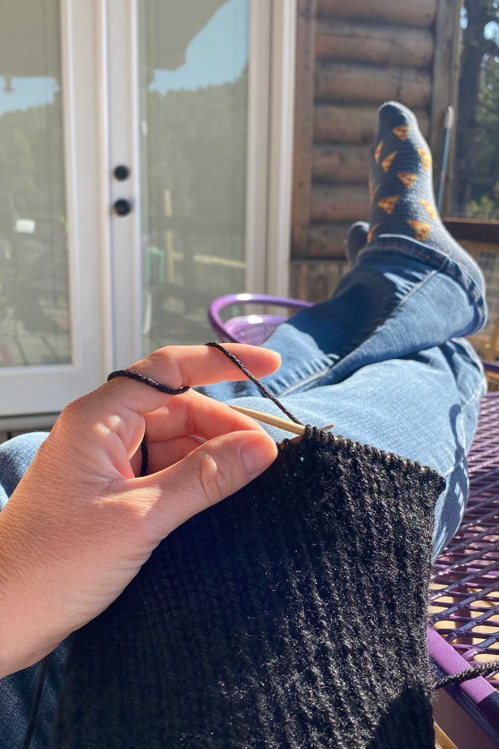 Cozy independence is making things with your hands and relaxing in a home you've built to fit your lifestyle perfectly. Put your feet up with Liz Chandler @PurlsAndPixels.