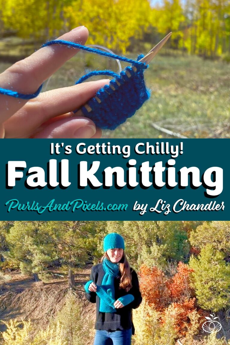 It's getting chilly! Explore fall knitting patterns and ideas from Liz Chandler @PurlsAndPixels.