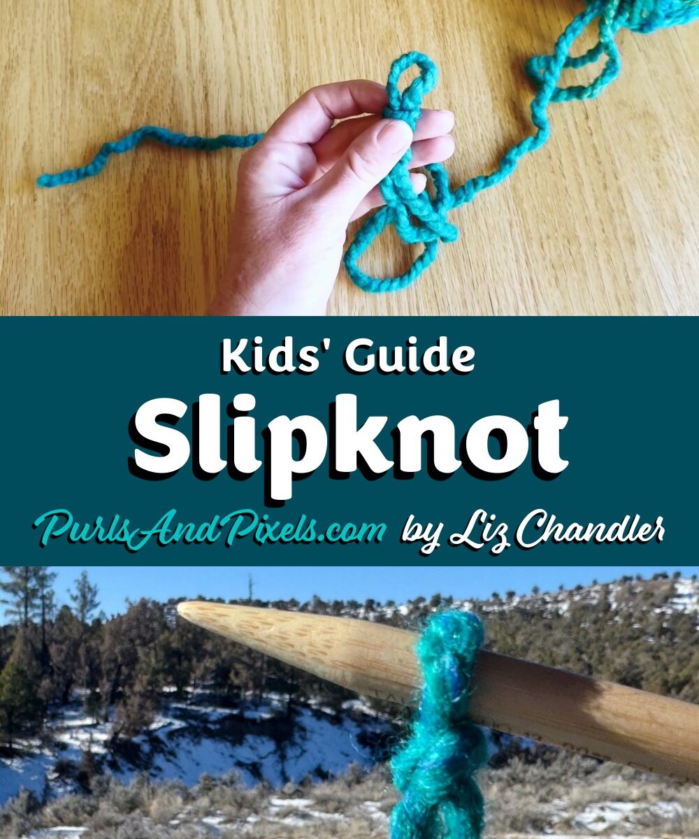 Hero image for the Kids’ Knitting Slipknot lesson.